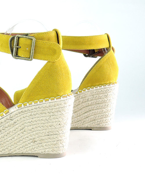 minia（ミニア）の「ジュートウェッジエスパサンダル/厚底サンダル　□（サンダル・レディース・ブラック/ブラウン/イエロー・S/M/L/LL）」の19枚目の写真