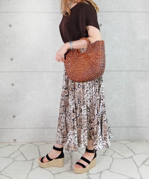 minia（ミニア）の「ジュートウェッジエスパサンダル/厚底サンダル　□（サンダル・レディース・ブラック/ブラウン/イエロー・S/M/L/LL）」の16枚目の写真