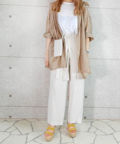 minia（ミニア）の「ジュートウェッジエスパサンダル/厚底サンダル　□（サンダル・レディース・ブラック/ブラウン/イエロー・S/M/L/LL）」の12枚目の写真