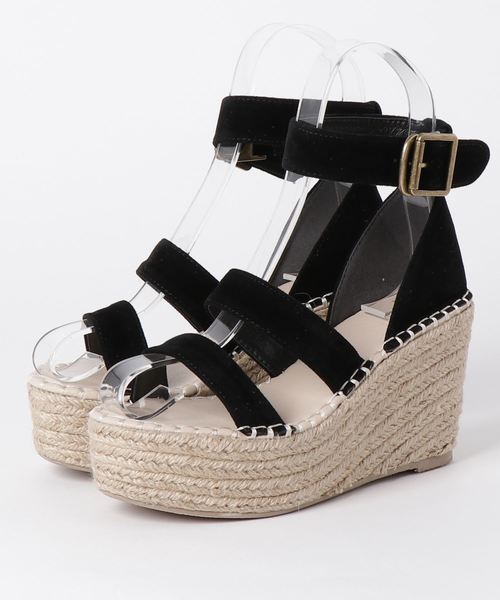 minia（ミニア）の「ジュートウェッジエスパサンダル/厚底サンダル　□（サンダル・レディース・ブラック/ブラウン/イエロー・S/M/L/LL）」の13枚目の写真