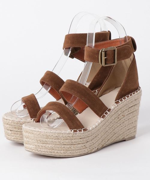 minia（ミニア）の「ジュートウェッジエスパサンダル/厚底サンダル　□（サンダル・レディース・ブラック/ブラウン/イエロー・S/M/L/LL）」の5枚目の写真