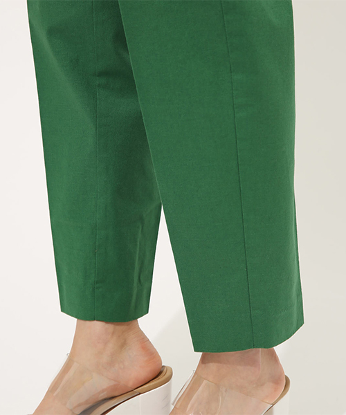 AZUL by moussy(アズールバイマウジー)の「LINEN TOUCH TAPERED PANTS / リネンタッチテーパードパンツ(その他パンツ・レディース・ブラウン/グリーン・SMALL/MEDIUM)」の7枚目の写真