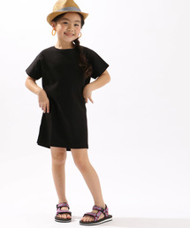DISCOAT | 【キッズ】USAコットン裾スリットワンピース(Tシャツ/カットソー)