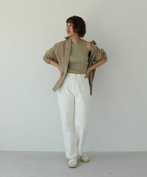 TODAYFUL(トゥデイフル)の「Addy'sデニム(デニムパンツ・レディース・ホワイト/ブルー・36inch/38inch)」の3枚目の写真