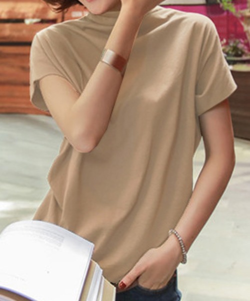 レディース シンプルハイネックカットソー（Tシャツ/カットソー）｜DAY