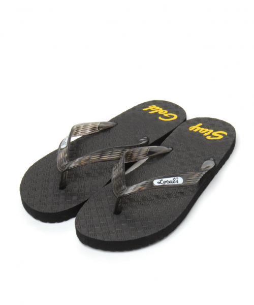 Locals（ローカルズ）の「【Locals（ローカルズ）×BAYFLOW】OBS GOLD（サンダル・メンズ・ホワイト/ブラック・MEDIUM/LARGE）」の2枚目の写真