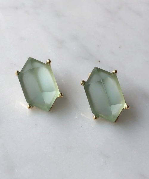 dictionary（ディクショナリー）の「【dictionary / ディクショナリー】 デザイン アンティーク イヤリング（イヤリング・レディース・ホワイト/ライトホワイト/ネイビー/ブラウン/イエロー/グリーン/ライトブラウン/クリアブラック/ワインレッド/クリアイエロー/ブルー系その他/クリアブルー・FREE）」の10枚目の写真