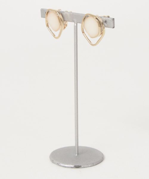 dictionary（ディクショナリー）の「【dictionary / ディクショナリー】 デザイン アンティーク イヤリング（イヤリング・レディース・ホワイト/ライトホワイト/ネイビー/ブラウン/イエロー/グリーン/ライトブラウン/クリアブラック/ワインレッド/クリアイエロー/ブルー系その他/クリアブルー・FREE）」の15枚目の写真