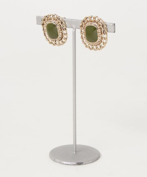 dictionary（ディクショナリー）の「【dictionary / ディクショナリー】 デザイン アンティーク イヤリング（イヤリング・レディース・ホワイト/ライトホワイト/ネイビー/ブラウン/イエロー/グリーン/ライトブラウン/クリアブラック/ワインレッド/クリアイエロー/ブルー系その他/クリアブルー・FREE）」の19枚目の写真