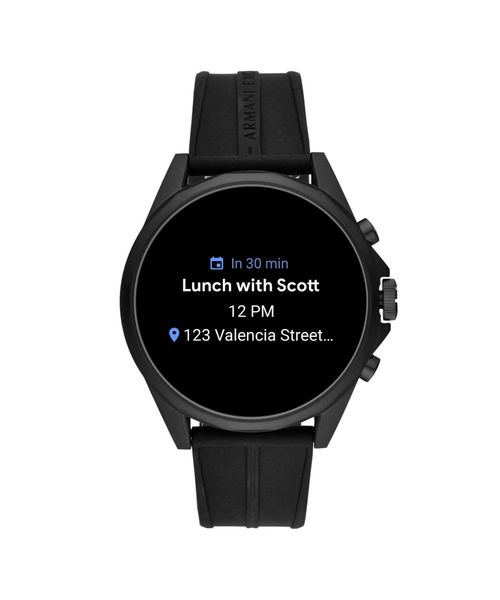 ARMANI EXCHANGE(アルマーニエクスチェンジ)の「【タッチスクリーンスマートウォッチ】AXT2007(アナログ腕時計・メンズ・ブラック・FREE)」の6枚目の写真