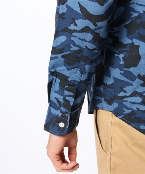 WEGO(ウィゴー)の「WEGO/カモフラシャツ(シャツ/ブラウス・メンズ・カーキ/ブルー・LARGE/MEDIUM)」の7枚目の写真