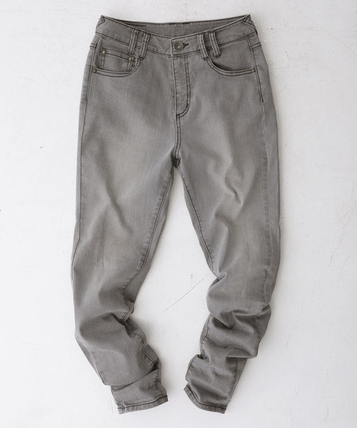 n'OrLABEL(ノアールレーベル)の「『ストレッチスキニーデニム』(デニムパンツ・レディース・サックスブルー/インディゴブルー/ブルー/ブラック/グレー・S/M/L/LL/3L)」の3枚目の写真