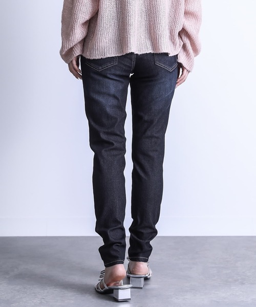 n'OrLABEL(ノアールレーベル)の「『ストレッチスキニーデニム』(デニムパンツ・レディース・サックスブルー/インディゴブルー/ブルー/ブラック/グレー・S/M/L/LL/3L)」の10枚目の写真