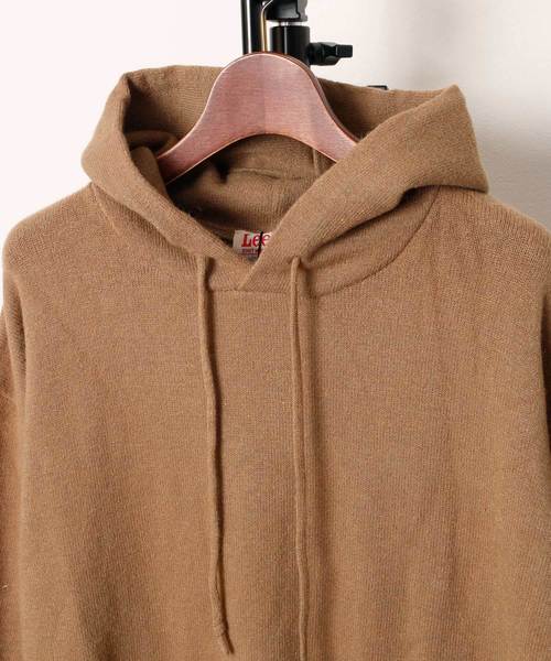 And A(アンドエー)の「Lee リー / KNIT HOODIE DRESS ニットパーカーワンピース / LT2758(ワンピース・レディース・ベージュ/グリーン/ワイン・SMALL/MEDIUM)」の4枚目の写真