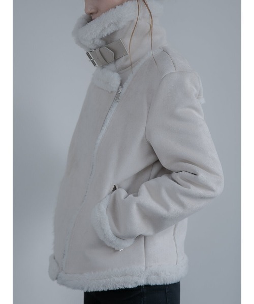 amel（エイメル）の「エコムートンジャケット（ムートンコート）」 - WEAR