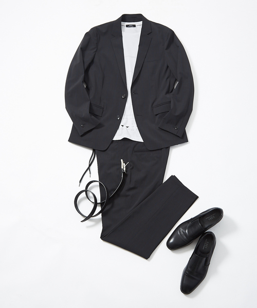 5351 POUR LES HOMMES（ゴーサンゴーイチプールオム）の「【セットアップ対応】ハイカウントヴィスリーチェックトラベルジャケット（テーラードジャケット・メンズ・チャコールグレー・44/46/48/50）」の15枚目の写真