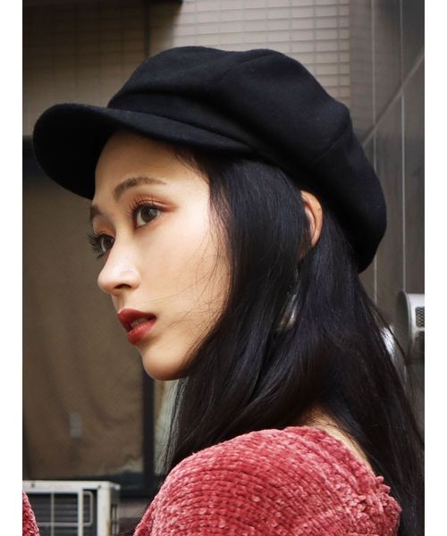 EMODA（エモダ）の「ウールキャスケット（キャスケット・レディース・グレー/ベージュ/ブラック・FREE）」の2枚目の写真