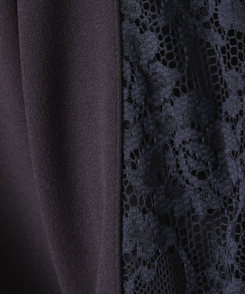 LEPSIM(レプシィム)の「レースキリカエチュニック 871871(Tシャツ/カットソー・レディース・ネイビー/グリーン/グレイッシュベージュ・MEDIUM/LARGE)」の8枚目の写真