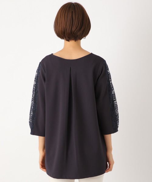 LEPSIM(レプシィム)の「レースキリカエチュニック 871871(Tシャツ/カットソー・レディース・ネイビー/グリーン/グレイッシュベージュ・MEDIUM/LARGE)」の15枚目の写真