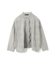 【Midorikawa22ss】レースショートシャツ Midorikawa22ss】レースショートシャツ mizuiro ind レース