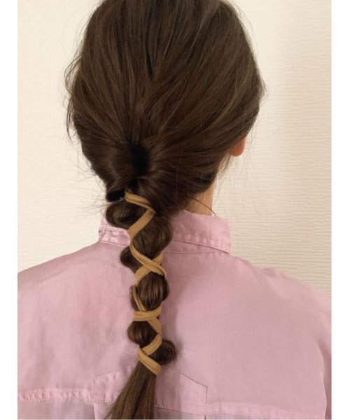 mou（モウ）の「グルグルワイヤー紐（その他ヘアアクセサリー・レディース・ホワイト/ブラウン/ホワイト系その他/ベージュ系その他/ブラウン系その他/ブルー/ピンク・FREE）」の14枚目の写真