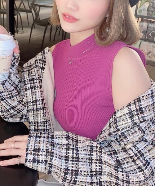 EIMY ISTOIRE（エイミーイストワール）の「ランダムリブノースリーブ