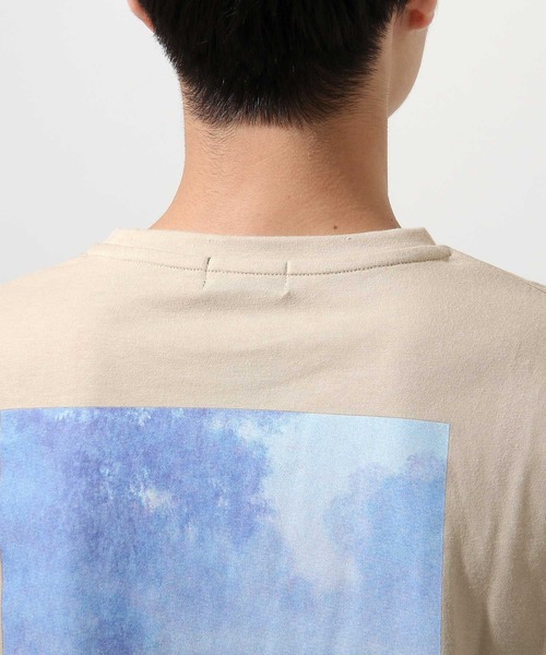 ZIP FIVE（ジップファイブ）の「【ZIP FIVE】バックプリントアート絵画半袖Tシャツ（Tシャツ/カットソー・レディース・ブラック系2/ベージュ系/ベージュ系2/ブラック/ホワイト系2/ブラック系/ホワイト系/ベージュ/ホワイト/ベージュ系1/ブラック系1/ホワイト系1・MEDIUM/X-LARGE/LARGE）」の19枚目の写真