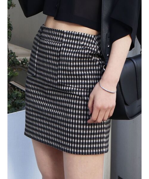 EMODA（エモダ）の「サイドポケットミニスカート（スカート・レディース・ブラック/ベージュ/オレンジ/その他・SMALL/MEDIUM）」の4枚目の写真