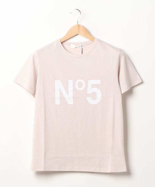 PICCIN（ピッチン）の「No.5プリントTシャツ（Tシャツ/カットソー・レディース・ホワイト/ライトグレー/ブラック/ピンクベージュ/オフホワイト・M）」の13枚目の写真