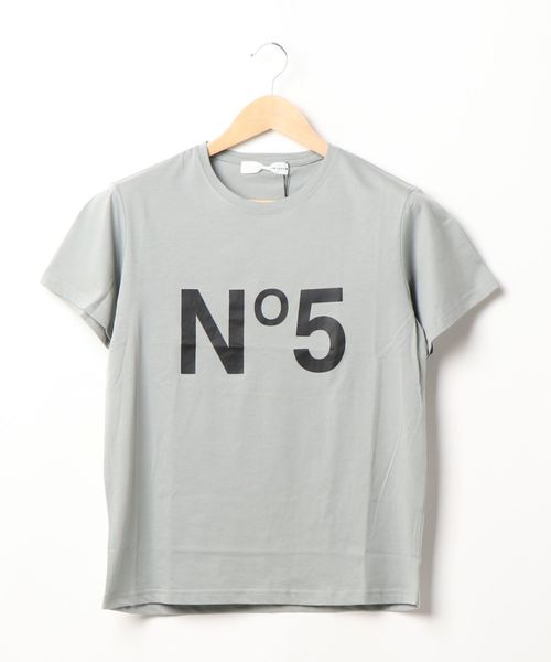 PICCIN（ピッチン）の「No.5プリントTシャツ（Tシャツ/カットソー・レディース・ホワイト/ライトグレー/ブラック/ピンクベージュ/オフホワイト・M）」の18枚目の写真