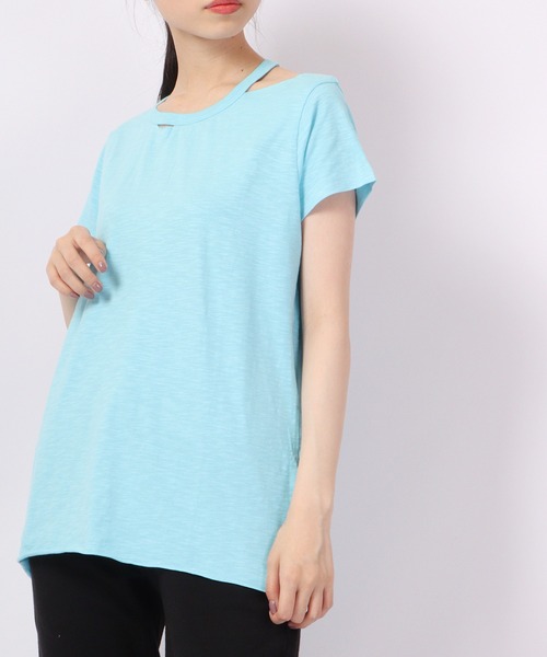 DIMENSIONE danza(ディメンシオーネ ダンツァ)の「デザインカットソー(Tシャツ/カットソー・レディース・オレンジ/ブルー/ホワイト/イエロー・X-SMALL/SMALL/MEDIUM)」の3枚目の写真