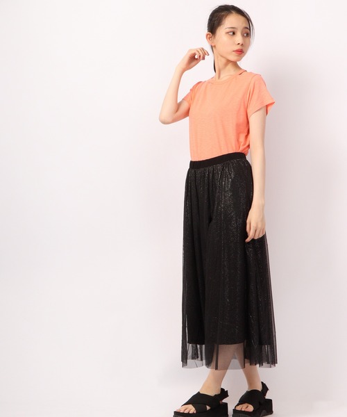 DIMENSIONE danza(ディメンシオーネ ダンツァ)の「デザインカットソー(Tシャツ/カットソー・レディース・オレンジ/ブルー/ホワイト/イエロー・X-SMALL/SMALL/MEDIUM)」の5枚目の写真