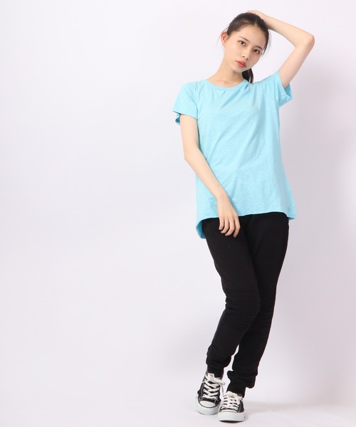 DIMENSIONE danza(ディメンシオーネ ダンツァ)の「デザインカットソー(Tシャツ/カットソー・レディース・オレンジ/ブルー/ホワイト/イエロー・X-SMALL/SMALL/MEDIUM)」の14枚目の写真