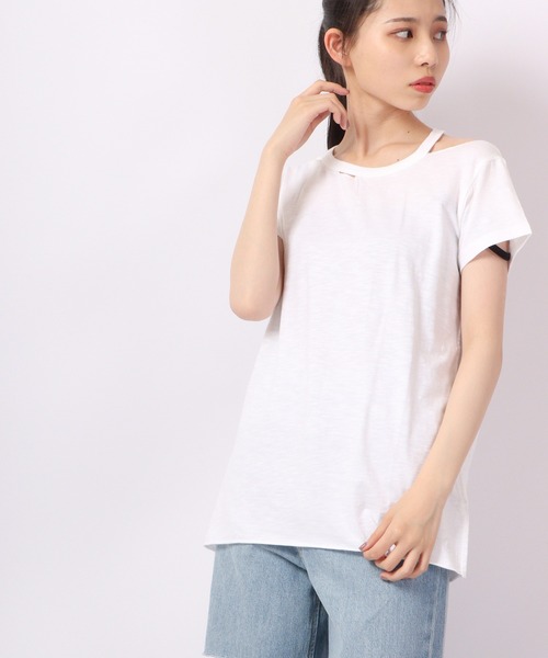 DIMENSIONE danza(ディメンシオーネ ダンツァ)の「デザインカットソー(Tシャツ/カットソー・レディース・オレンジ/ブルー/ホワイト/イエロー・X-SMALL/SMALL/MEDIUM)」の22枚目の写真