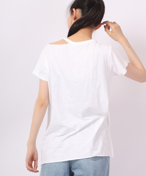 DIMENSIONE danza(ディメンシオーネ ダンツァ)の「デザインカットソー(Tシャツ/カットソー・レディース・オレンジ/ブルー/ホワイト/イエロー・X-SMALL/SMALL/MEDIUM)」の20枚目の写真