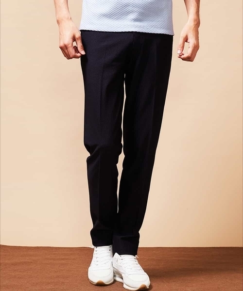 MICHEL KLEIN HOMME   （ミッシェルクランオム）の「【洗える】パンツ（MYトリコサッカー）（その他パンツ・メンズ・グレー/ネイビー・46/48）」の20枚目の写真