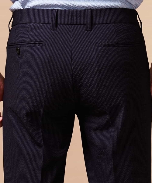 MICHEL KLEIN HOMME   （ミッシェルクランオム）の「【洗える】パンツ（MYトリコサッカー）（その他パンツ・メンズ・グレー/ネイビー・46/48）」の19枚目の写真