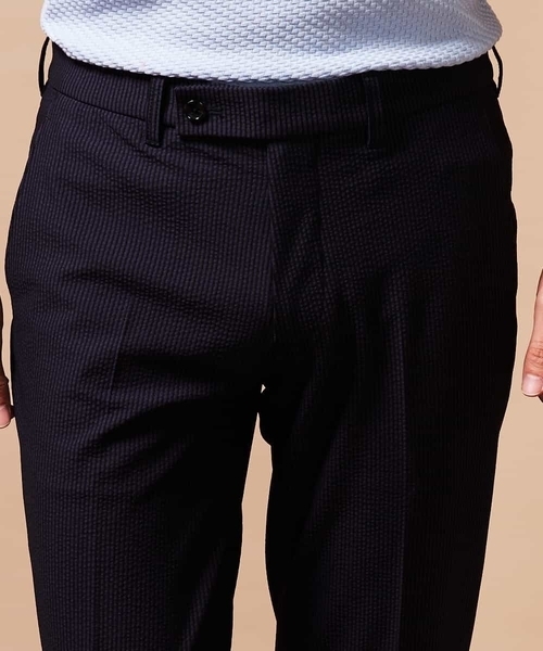 MICHEL KLEIN HOMME   （ミッシェルクランオム）の「【洗える】パンツ（MYトリコサッカー）（その他パンツ・メンズ・グレー/ネイビー・46/48）」の18枚目の写真