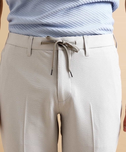 MICHEL KLEIN HOMME   （ミッシェルクランオム）の「【洗える】パンツ（MYトリコサッカー）（その他パンツ・メンズ・グレー/ネイビー・46/48）」の7枚目の写真