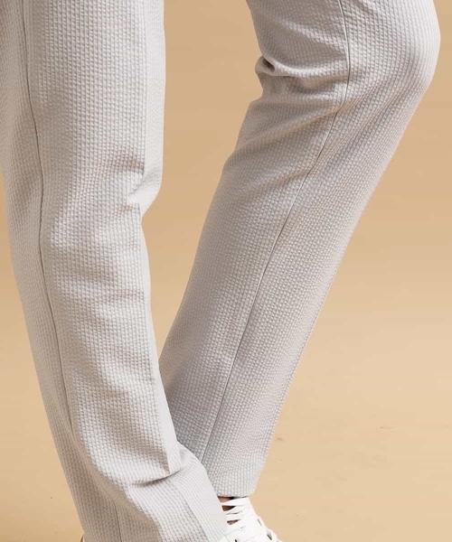 MICHEL KLEIN HOMME   （ミッシェルクランオム）の「【洗える】パンツ（MYトリコサッカー）（その他パンツ・メンズ・グレー/ネイビー・46/48）」の4枚目の写真