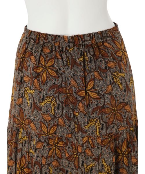 Ungrid（アングリッド）の「バティックプリントマーメイドスカート（スカート・レディース・ブラック/ベージュ・FREE）」の10枚目の写真