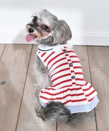 Dulce（ドゥルセ）の「Dulce/ドゥルセ/マリンボーダーワンピ/犬服（ドッグウェア）（ペットウェア）」
