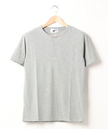 NO WAY（ノーウェイ）の「/スラブ天竺ヘンリーネックTシャツ/（Tシャツ/カットソー・レディース）」