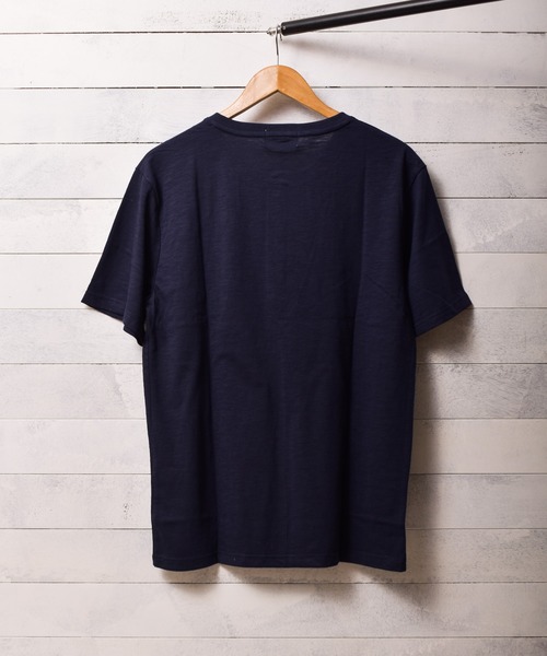NO WAY(ノーウェイ)の「/スラブ天竺ヘンリーネックTシャツ/(Tシャツ/カットソー・レディース・ホワイト/ブラック/ネイビー/グレー/ピンク・MEDIUM/LARGE/X-LARGE)」の11枚目の写真