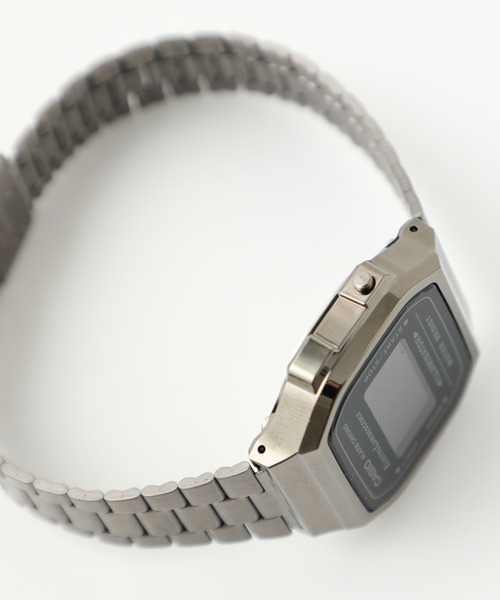 CASIO（カシオ）の「【CASIO】スタンダードデジタルブラックメタル A