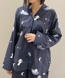 新品　未使用　ジェラートピケ　キャスパー　ネルシャツワンピース　ルームウェア gelato pique（ジェラートピケ）の「【CASPER】ネルシャツドレス