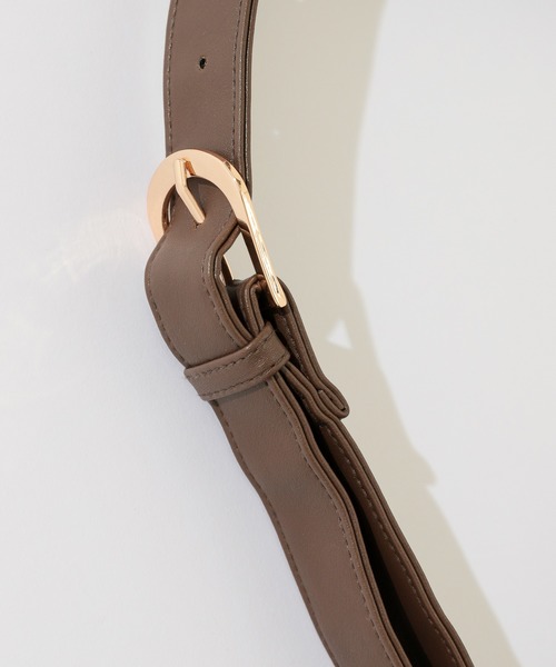 natural couture(ナチュラルクチュール)の「バイカラートートバッグ(トートバッグ・レディース・モカ/オフホワイト/アイボリー・FREE)」の9枚目の写真