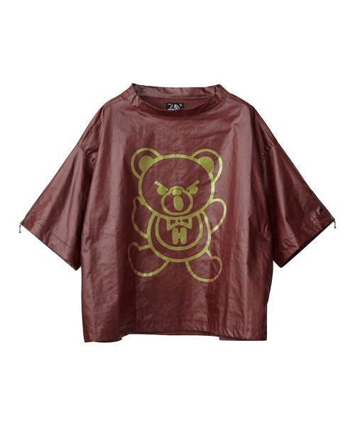 未使用 ヒステリックグラマー HYS BEAR プルオーバーブラウス ブラウン HYSTERIC GLAMOUR（ヒステリックグラマー）の「HYS BEAR プル