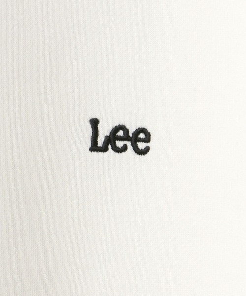 Lee（リー）の「Lee/リー ビッグシルエット ワンポイント ミニロゴ刺繍 スウェット トレーナー（スウェット・メンズ・ホワイト/ブラック/ダークグリーン/ブルー/オートミール・S/M/L/XL）」の7枚目の写真