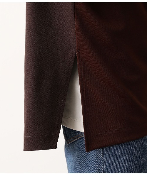 JUNRED（ジュンレッド）の「アシンメトリービックシルエットプルオーバー（Tシャツ/カットソー・メンズ・ブラック/キャメル・M/L）」の16枚目の写真